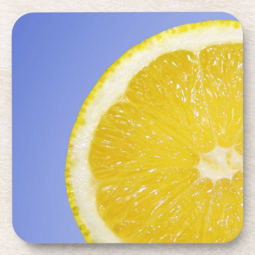 Juicy Slice of Lemon Drink Coaster