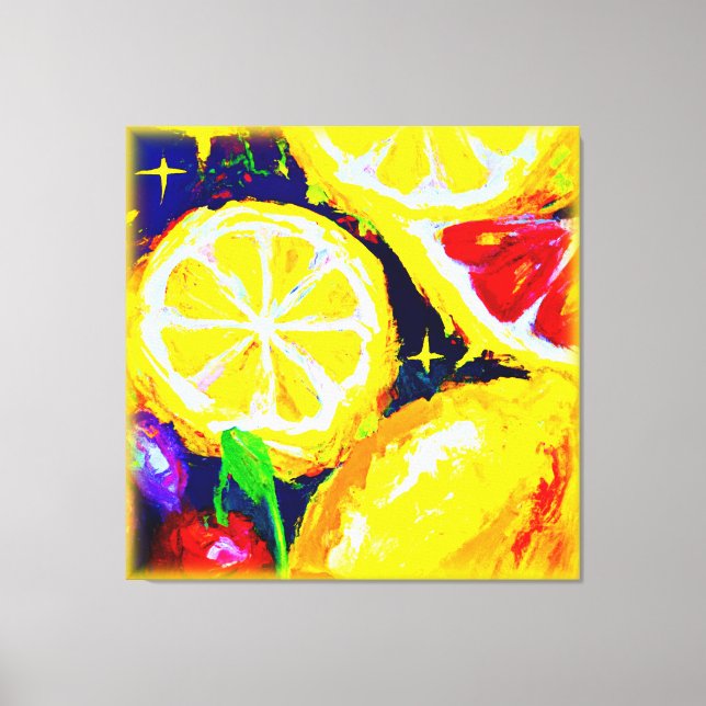 Juicy Stars and Fruity Skies. Buy Now Canvas Print (Front)