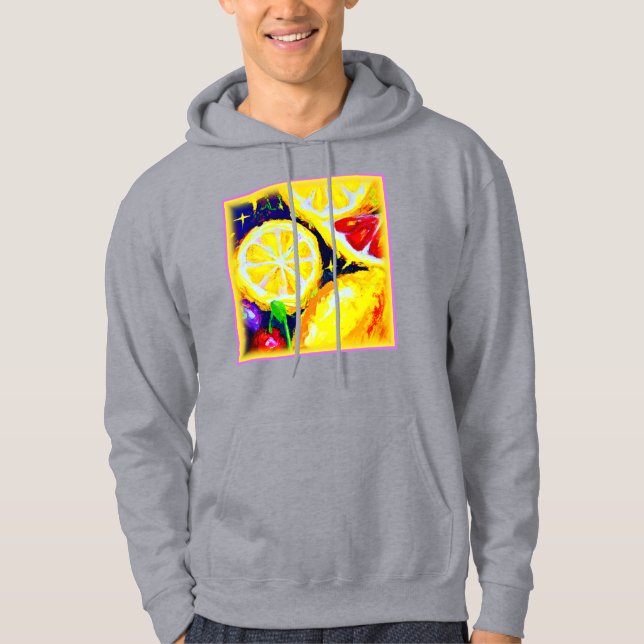 Juicy Stars and Fruity Skies. Buy Now Hoodie (Front)