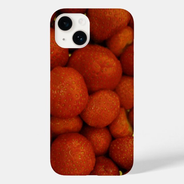 Juicy Strawberries Case-Mate iPhone Case (Back)