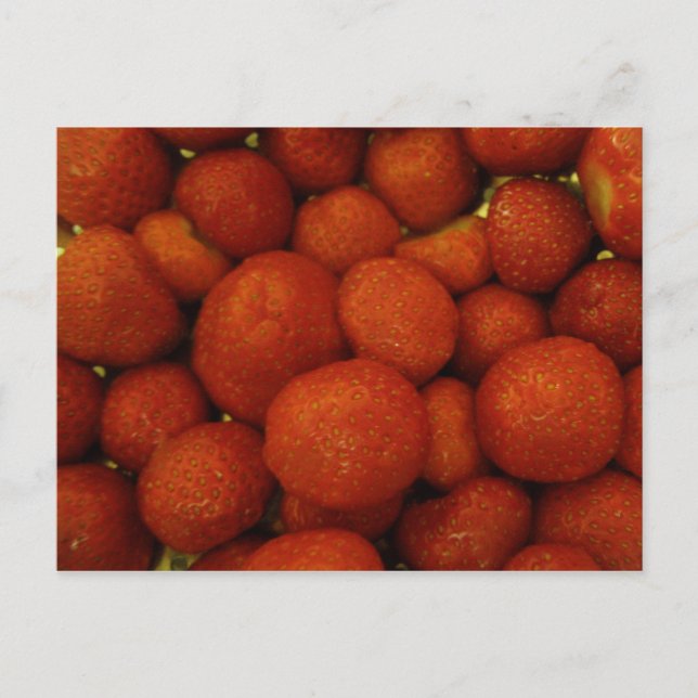 Juicy Strawberries Postcard (Front)