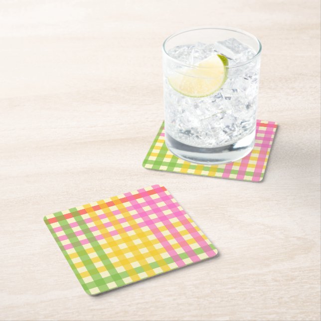 JUICY STRIPE Paper Coaster (Insitu)