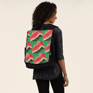 Juicy Watermelon Pattern: Summer Fruit Design Backpack