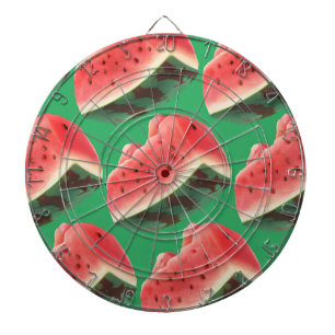 Juicy Watermelon Pattern: Summer Fruit Design Dart Board