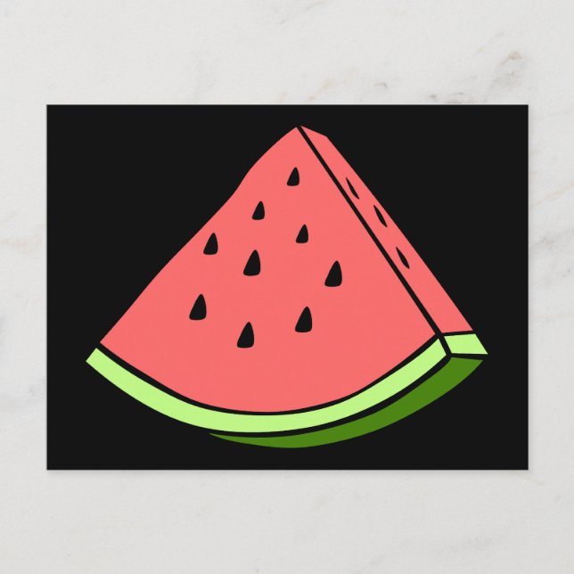Juicy Watermelon Postcard (Front)