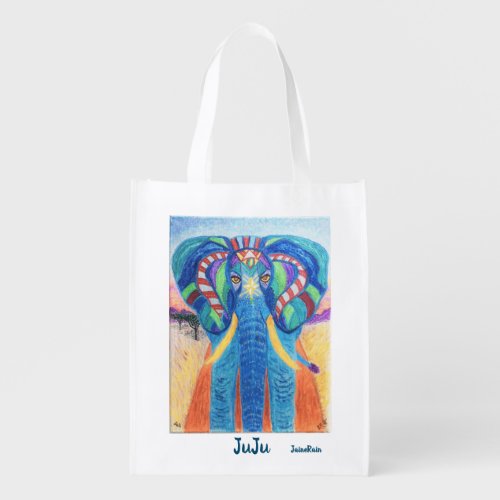 JuJu the Magical Elephant Tote Bag
