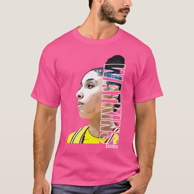 Juju Watkins 12 Basketball Cartoon T-Shirt (Front)