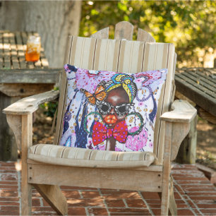 JuJu's Garden Outdoor Pillow
