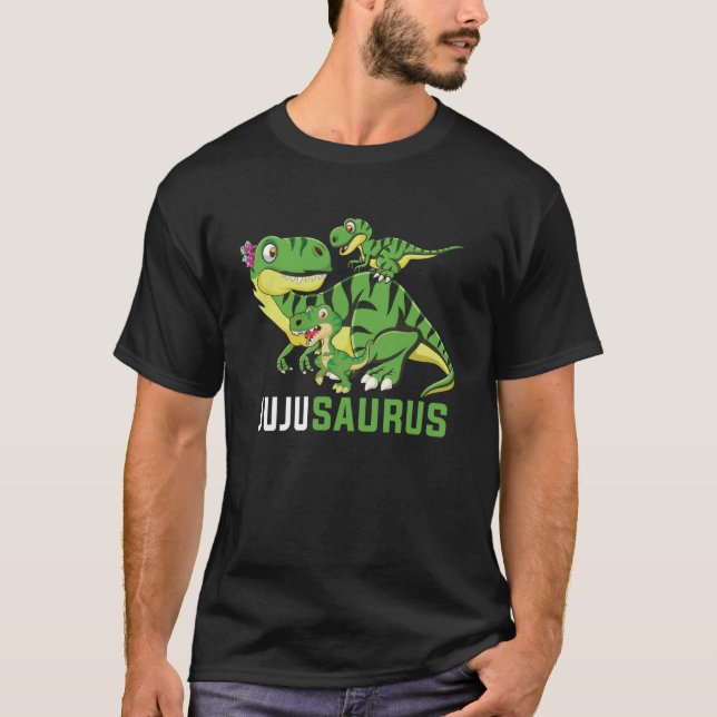 JUJUsaurus Cute JUJU Saurus Dinosaur  Mother s Day T-Shirt (Front)