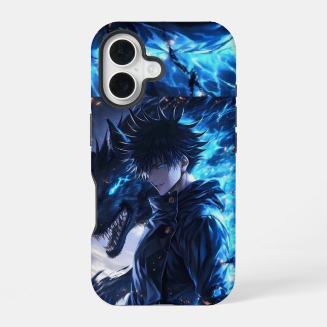 Jujutsu anime  iphone case (Back)