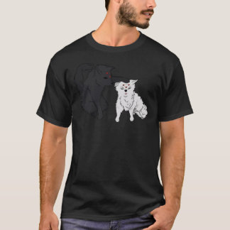 Jujutsu Kaisen Megumi‘S Wolves Black &Amp; White  T-Shirt