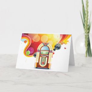 Juke Box Greeting Cards