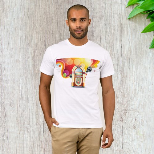 Juke Box Music Mens T_Shirt