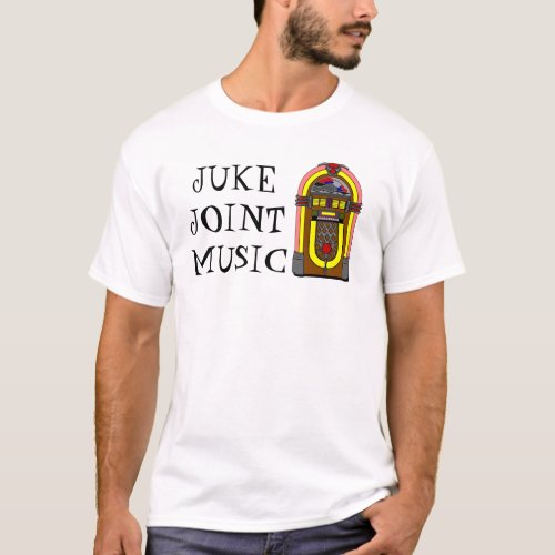JUKE JOINT MUSIC Retro Dance Jukebox T_Shirt