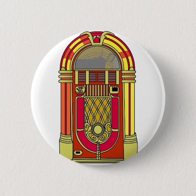 Jukebox Pinback Button (Front)