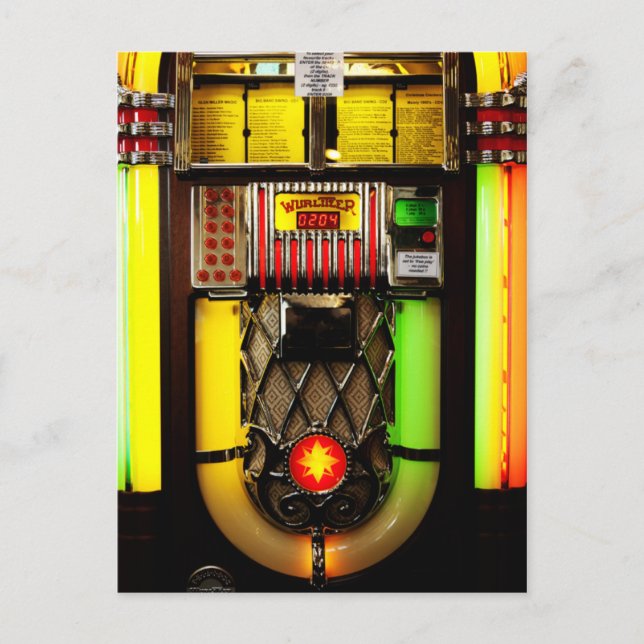 Jukebox Postcard (Front)