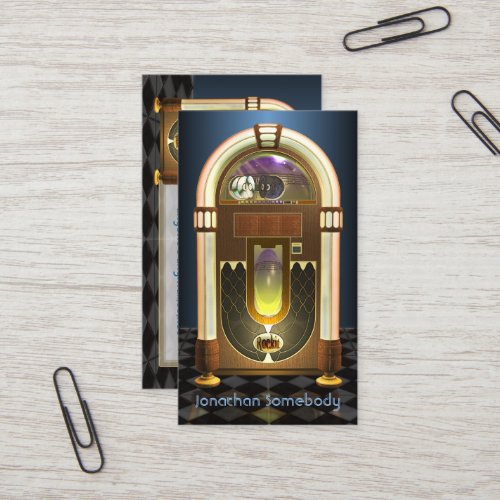 Jukebox Profile Card Business Card Templates