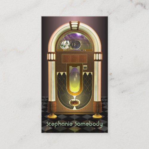 Jukebox Profile Card Business Card Templates