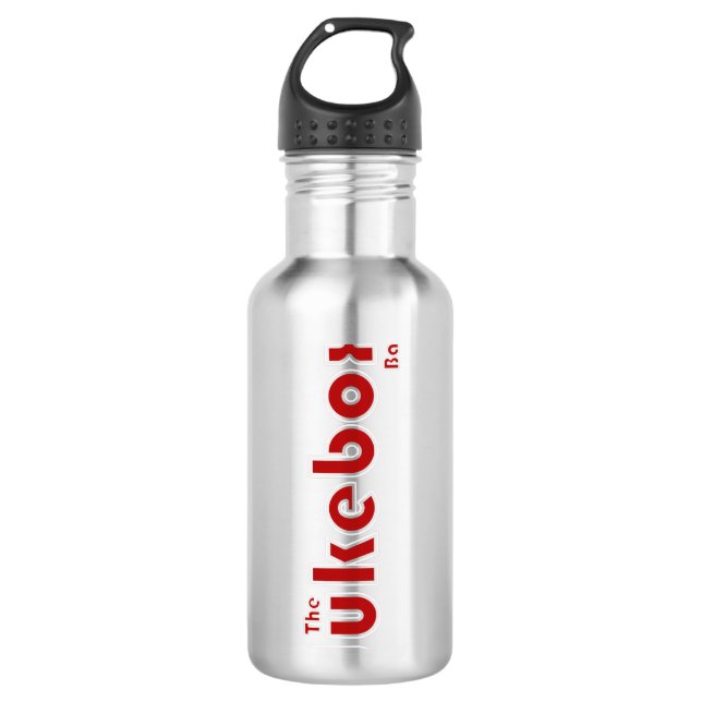 Jukebox Stainless Steel Water Bottle (Front)