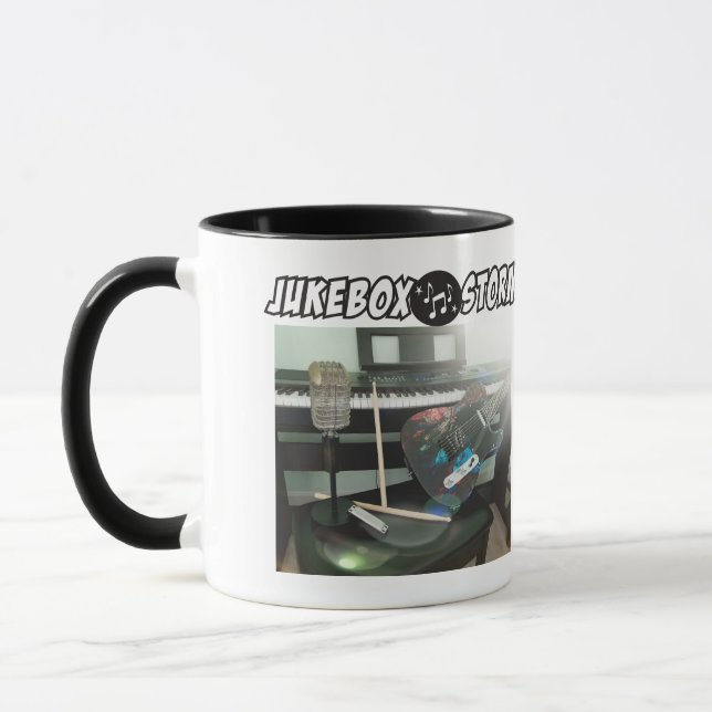 Jukebox Storm coffee mug 2-sided, 2-tone (Left)