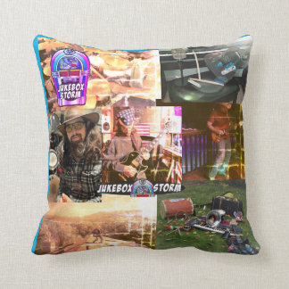 Jukebox Storm throw pillow