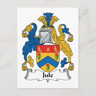 Jule Family Crest Postcard