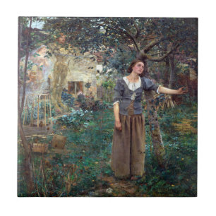 Jules Bastien-Lepage Joan of Arc Ceramic Tile