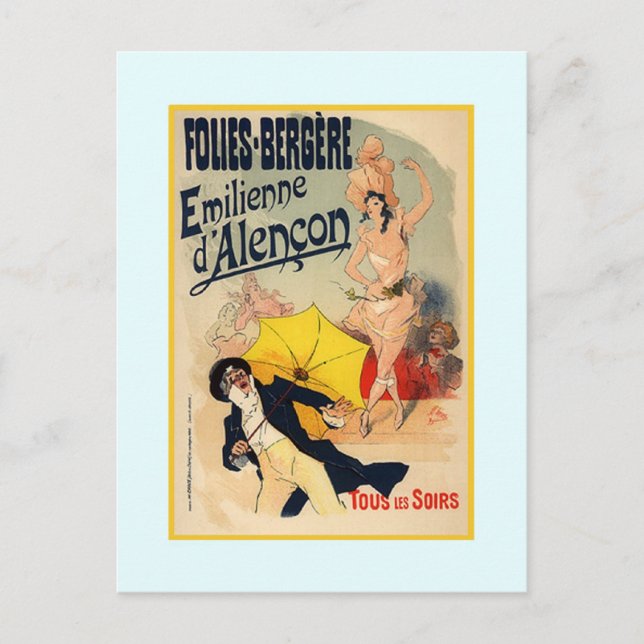 Jules Chéret,advertisment,1890 Postcard (Front)