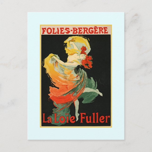 Jules Chéret advertisment,1893 Postcard (Front)