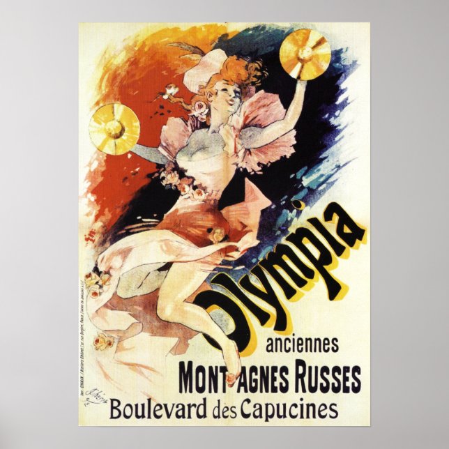 Jules Cheret Olympia Poster (Front)