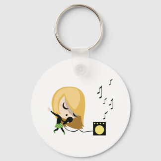 Jules the Singer Keychain
