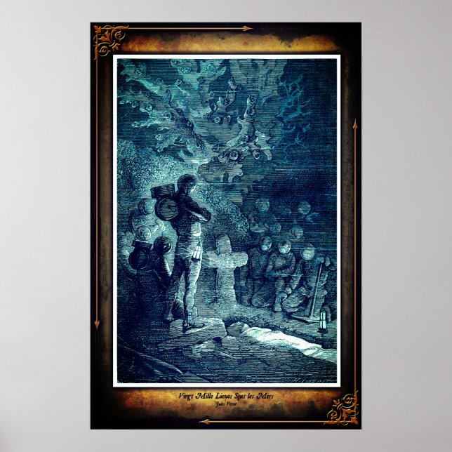 Jules Verne 20000 Leauges Under the Sea Poster 1 (Front)