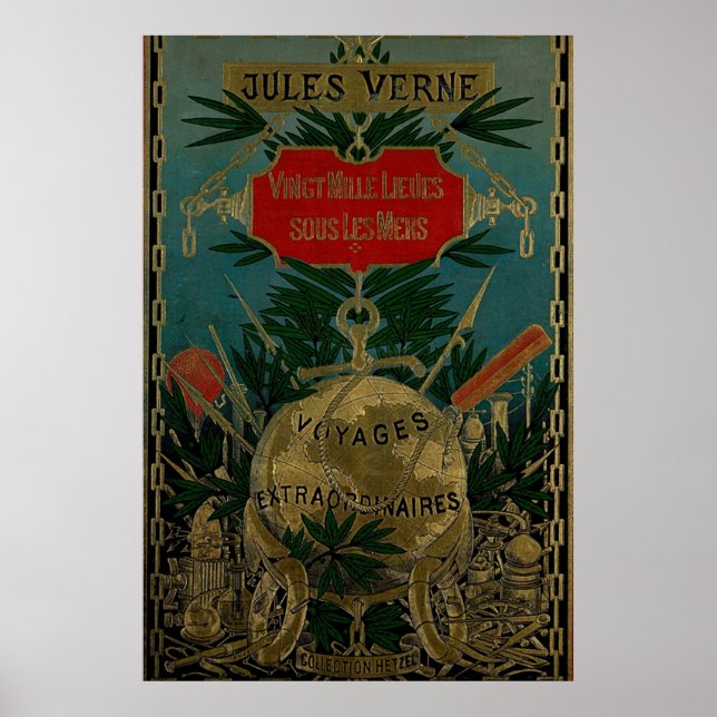 Jules Verne Extraordinary Voyages Poster (Front)