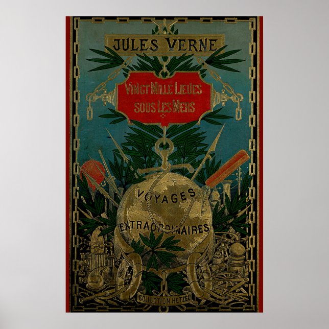 Jules Verne Extraordinary Voyages Poster (Front)