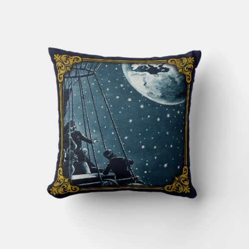 Jules Verne Hector Servadac Throw Pillow