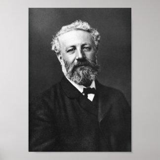 Jules Verne Portrait - By Felix Nadar - 1878 Poster