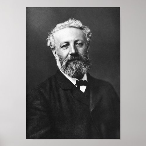 Jules Verne Portrait _ By Felix Nadar _ 1878 Poster