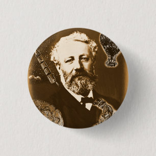 Jules Verne Tribute Button