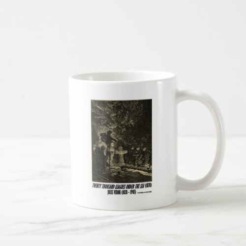 Jules Verne Twenty Thousand Leagues Funeral Coffee Mug