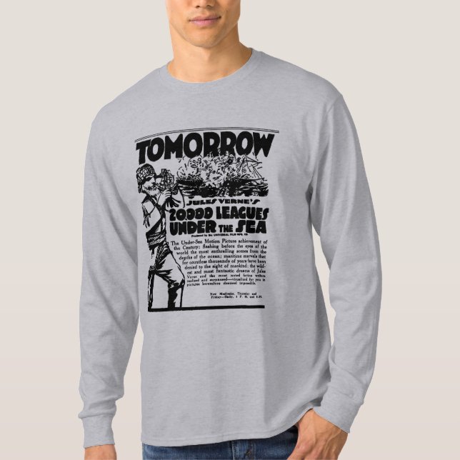 Jules Verne's 20,000 Leagues Under The Sea 1917 T-Shirt (Front)