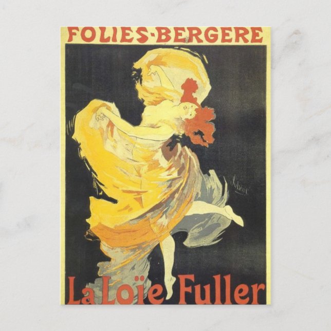 julets Cheret Poster Art Postcard (Front)
