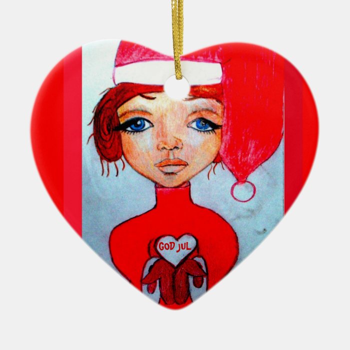 julgranspynt Christma girl Christmas Ornament