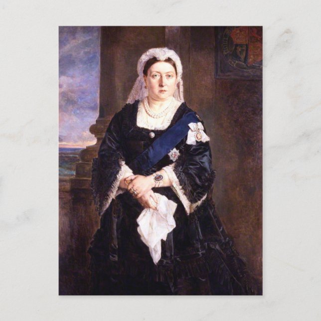 Julia Abercromby Queen Victoria Postcard (Front)