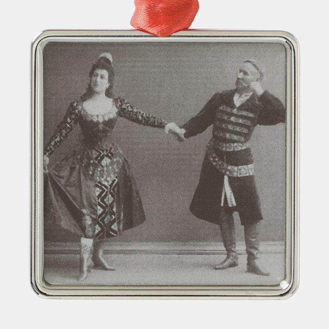 Julia and Felix Kschessinsky in the mazu Metal Ornament (Front)