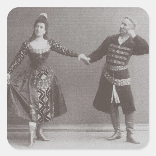 Julia and Felix Kschessinsky in the mazu Square Sticker (Front)
