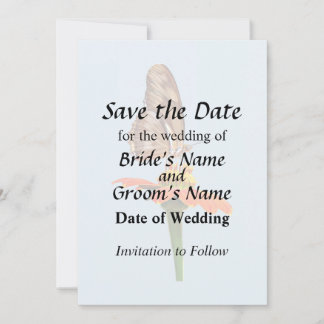Julia Butterfly on Zinnia III Save The Date