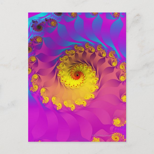 Julia Fractal 2 Postcard (Front)