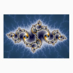 Julia In Blue - Fractal Art Poster