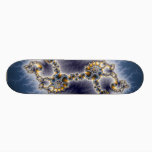 Julia In Blue - Fractal Art Skateboard Deck