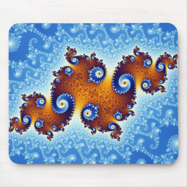 Julia Island Mandelbrot Set Mouse Pad (Front)